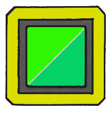 緑点滅アイテム：ビームショット